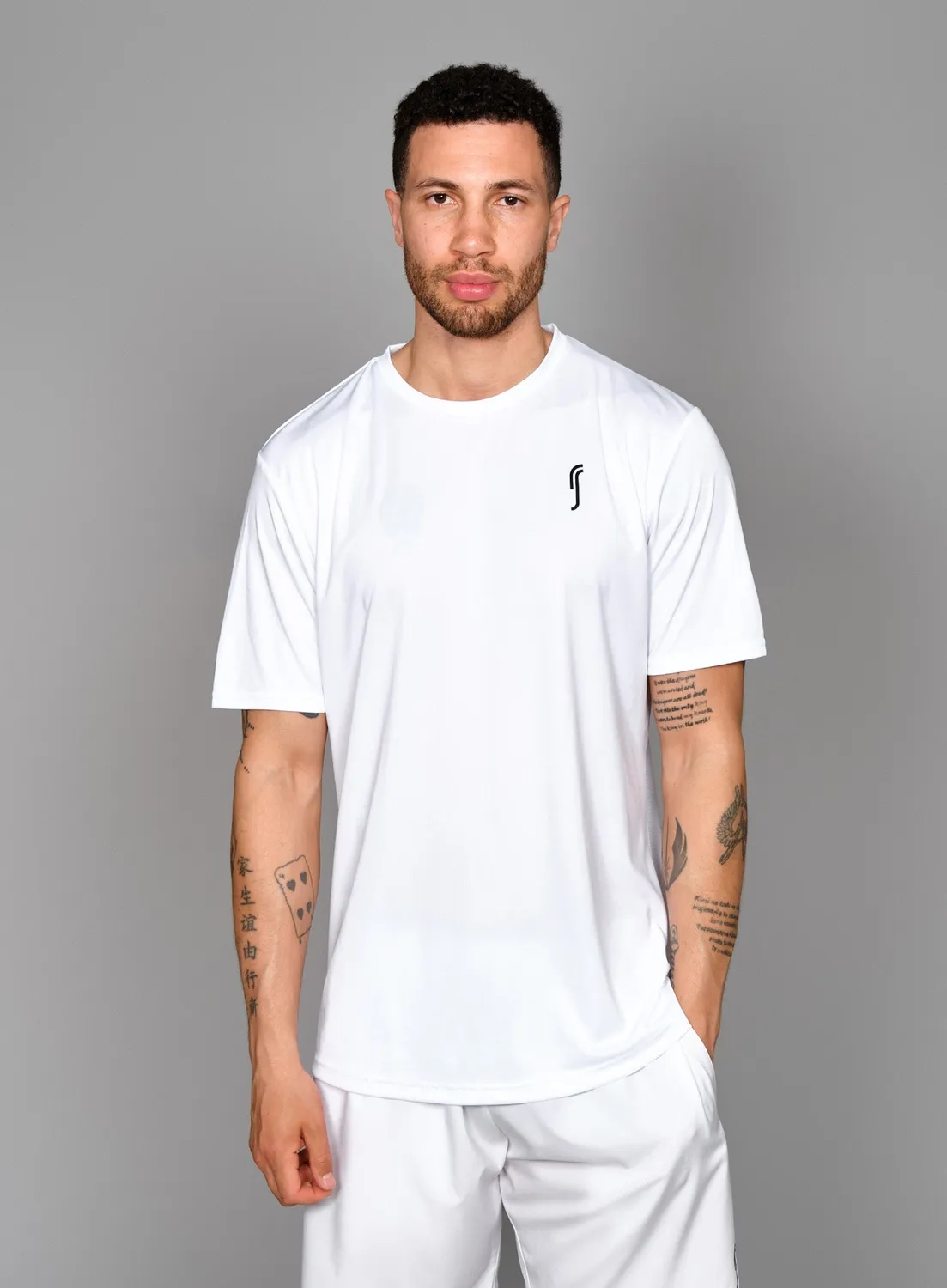 Robin Soderling Performance Tee 2-Pack Funktionsshirt weiß