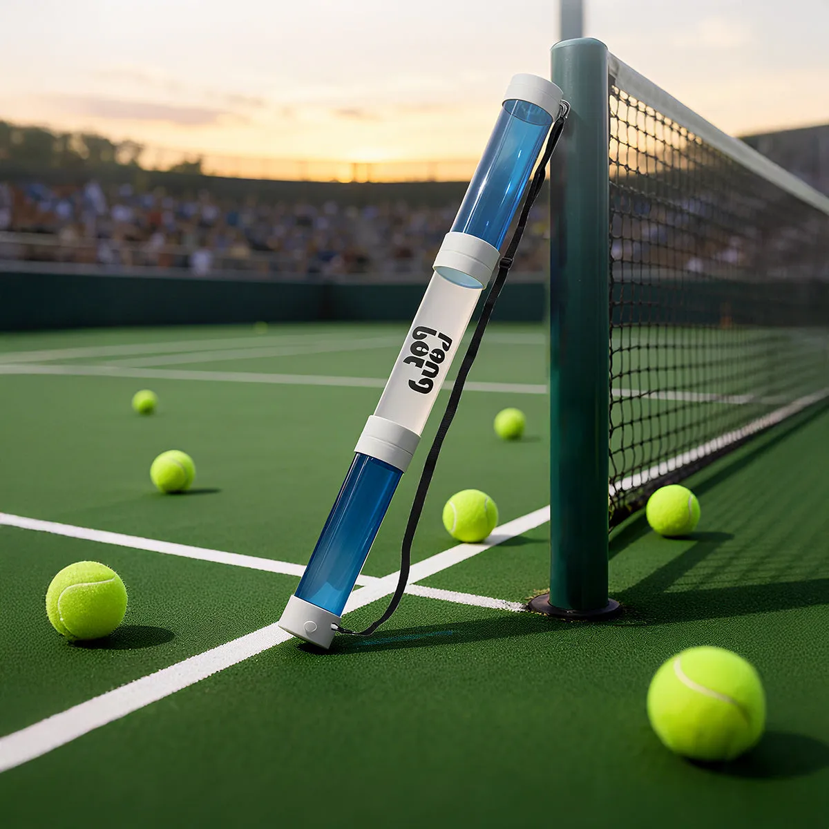 PongBot Ballsammler für 18 Bälle Tennis