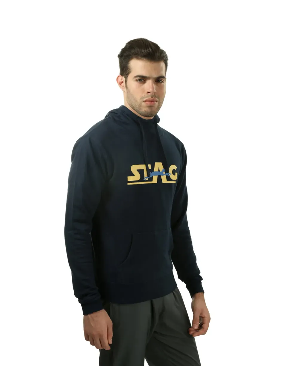 Stag Iconic Hoodie mit Kängurutasche
