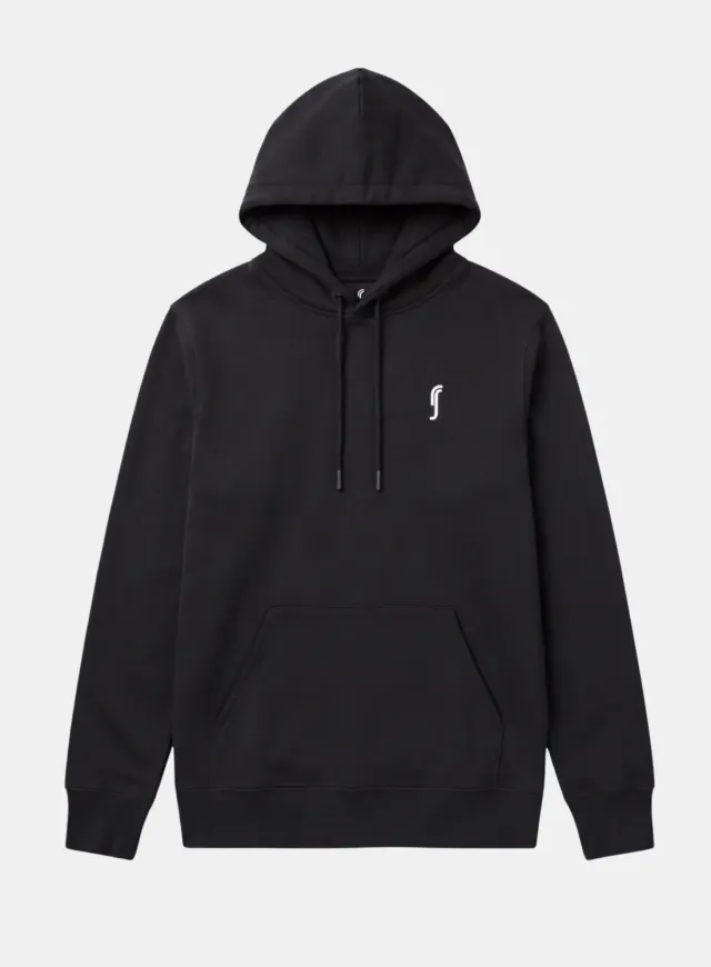 Robin Soderling Paris Herren-Hoodie weiß gestickt