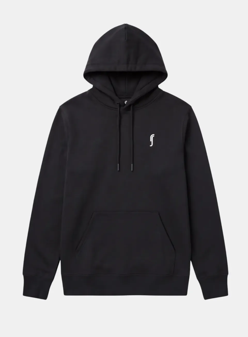 Robin Soderling Paris Herren-Hoodie weiß gestickt