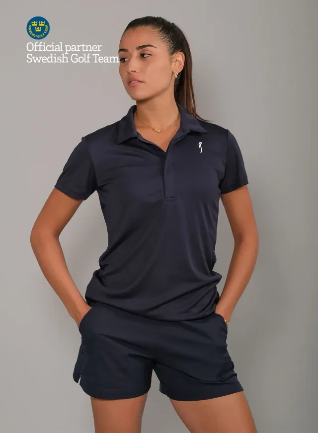Robin Soderling National Team Damen Golfshorts Navy Stretch