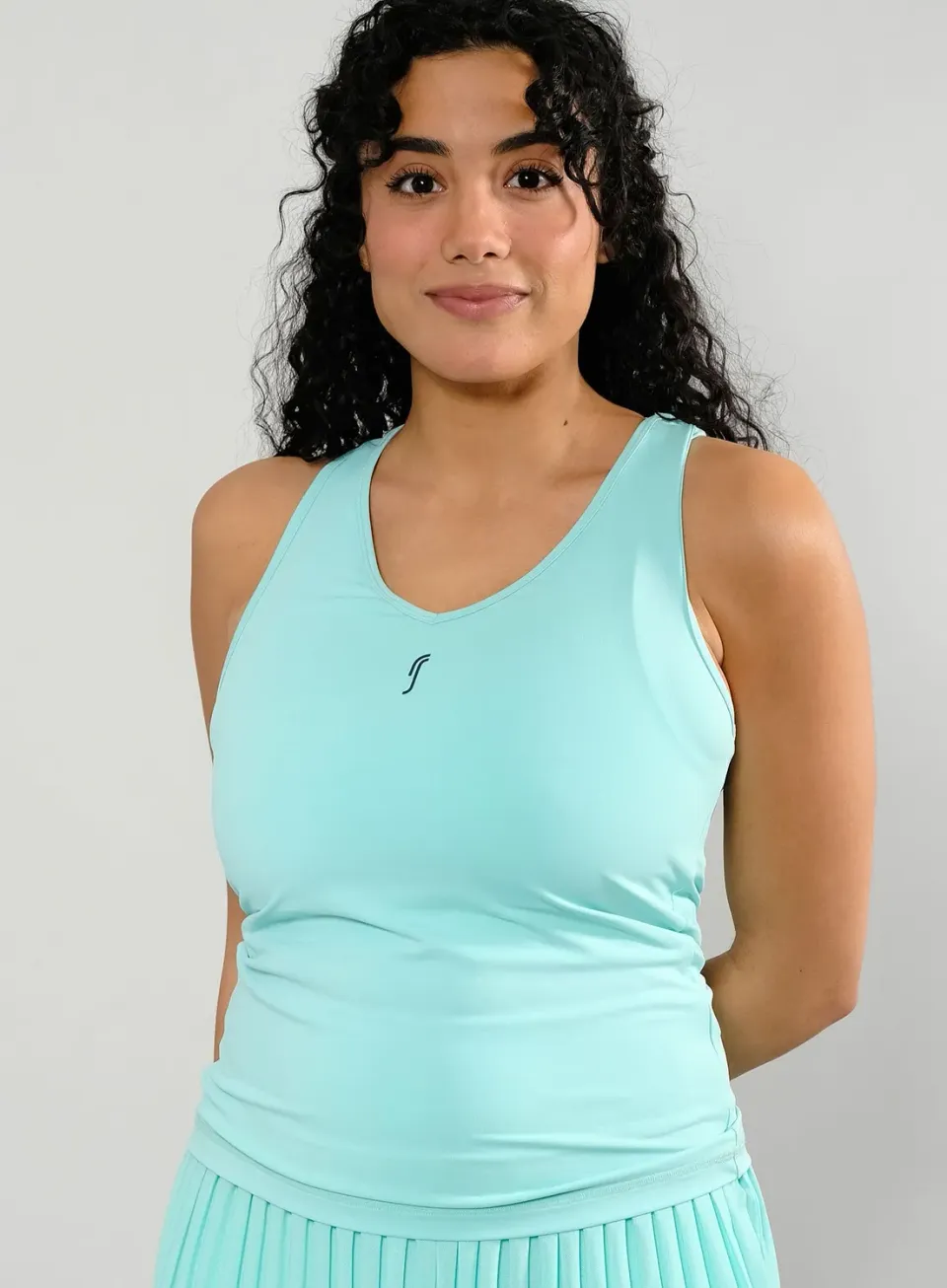 Robin Soderling Court V-neck Top Damen