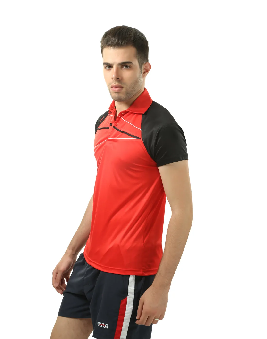 Stag Repeat Sport-Polo Herren atmungsaktiv