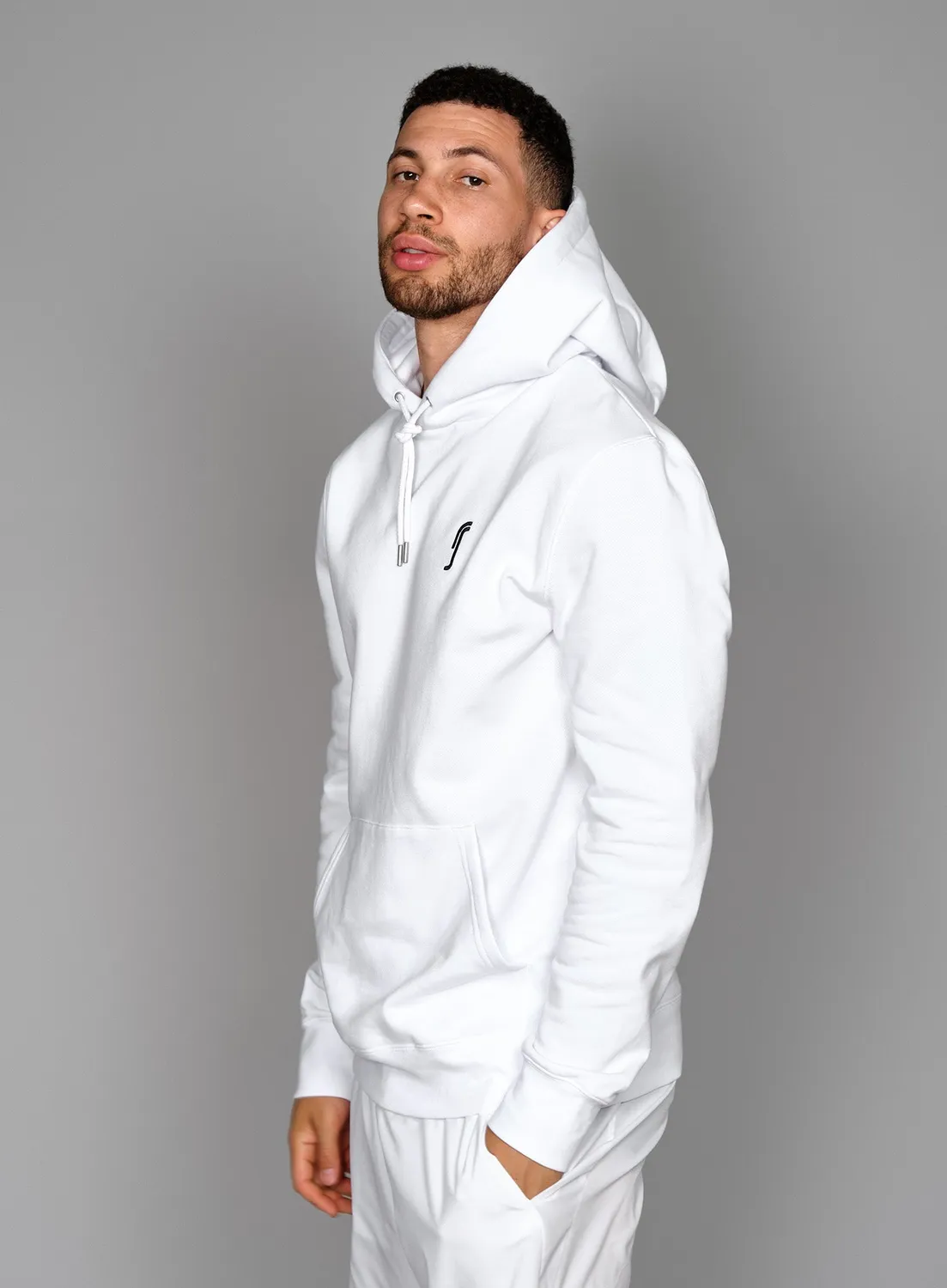 Robin Soderling Paris Hoodie Herren Baumwollmix gestickt