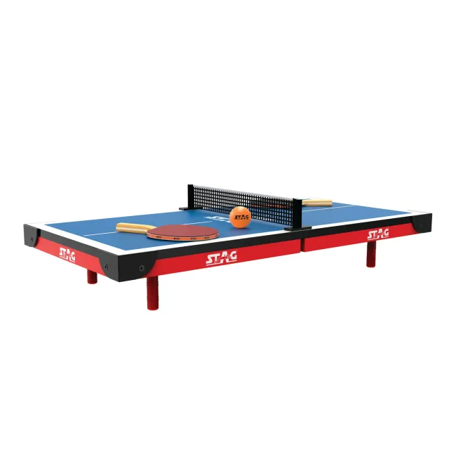 Stag Iconic Super Mini Tischtennistisch Set Blau Kompakt Kinder