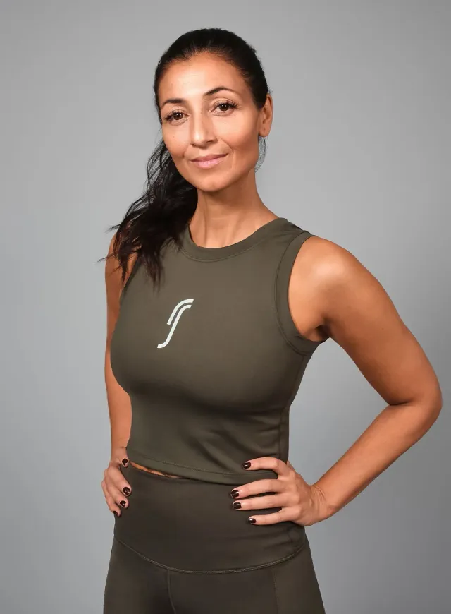 Robin Soderling Racquet Top Damen Crop-Top Tight