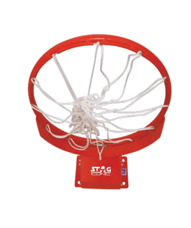Stag Iconic Basketballring mit 4 Federn und Netz