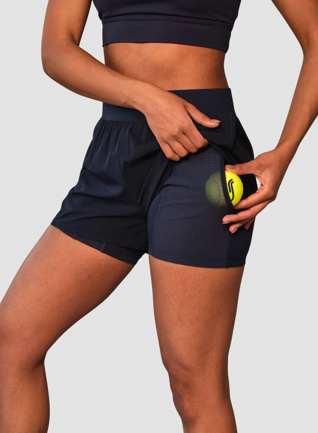 Robin Soderling Performance Court 2-in-1 Shorts Damen Balltaschen