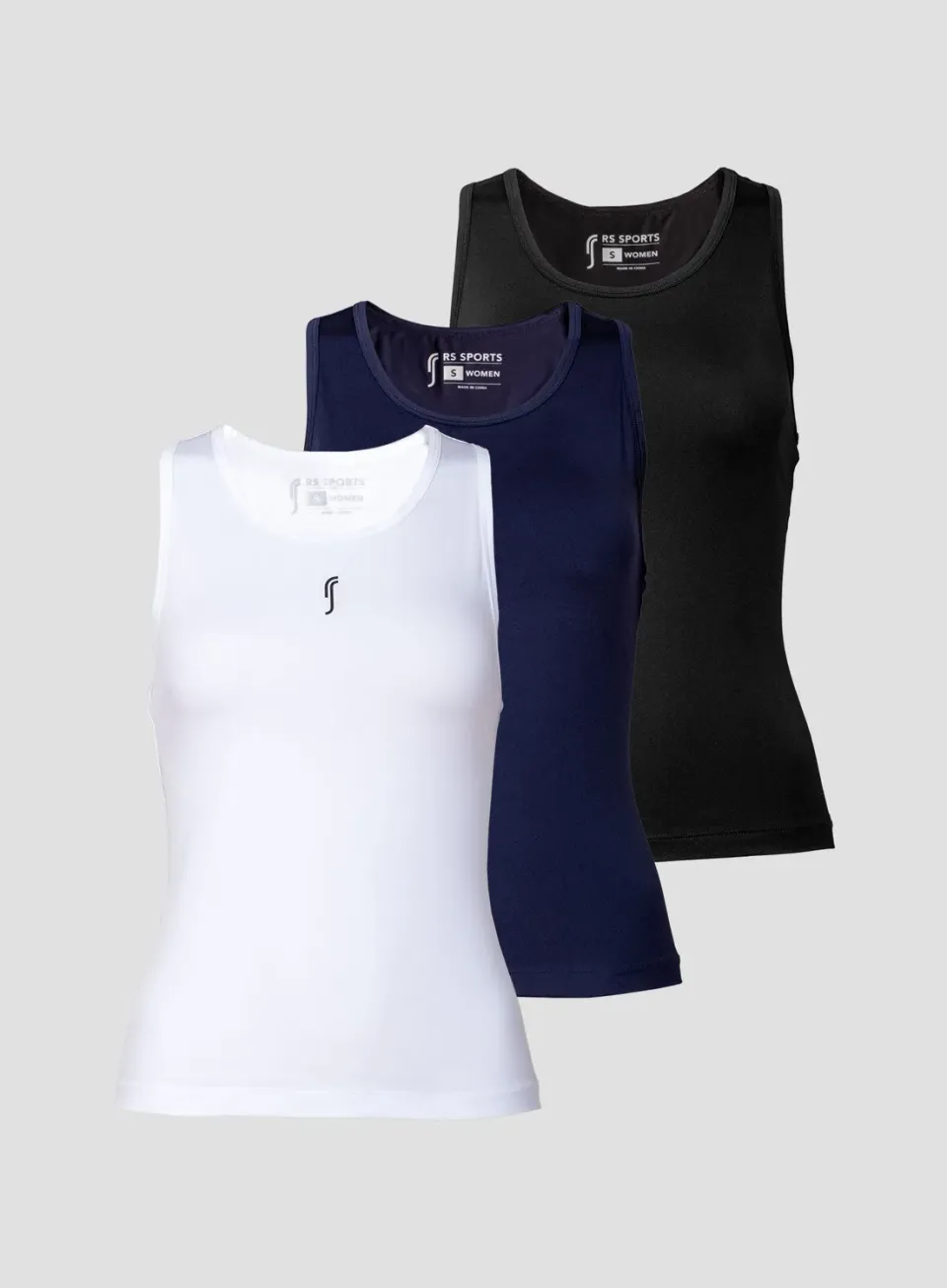 Robin Soderling Performance Racerback Damen Tanktop 3er-Pack