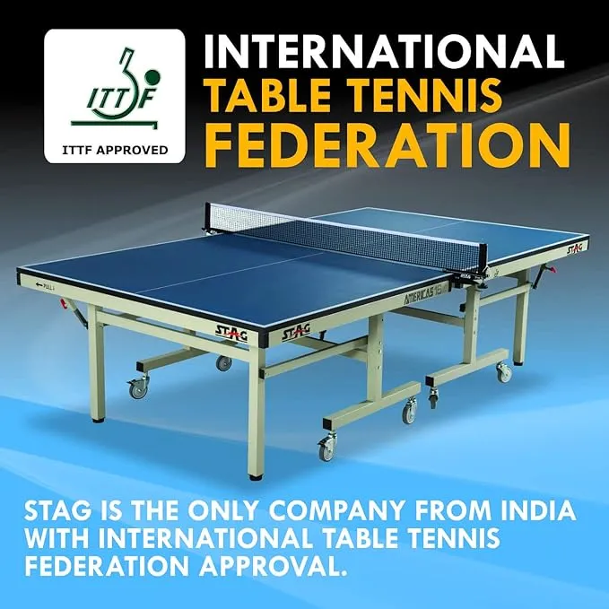 Stag Iconic Americas Pro Tischtennisplatte 25 mm ITTF
