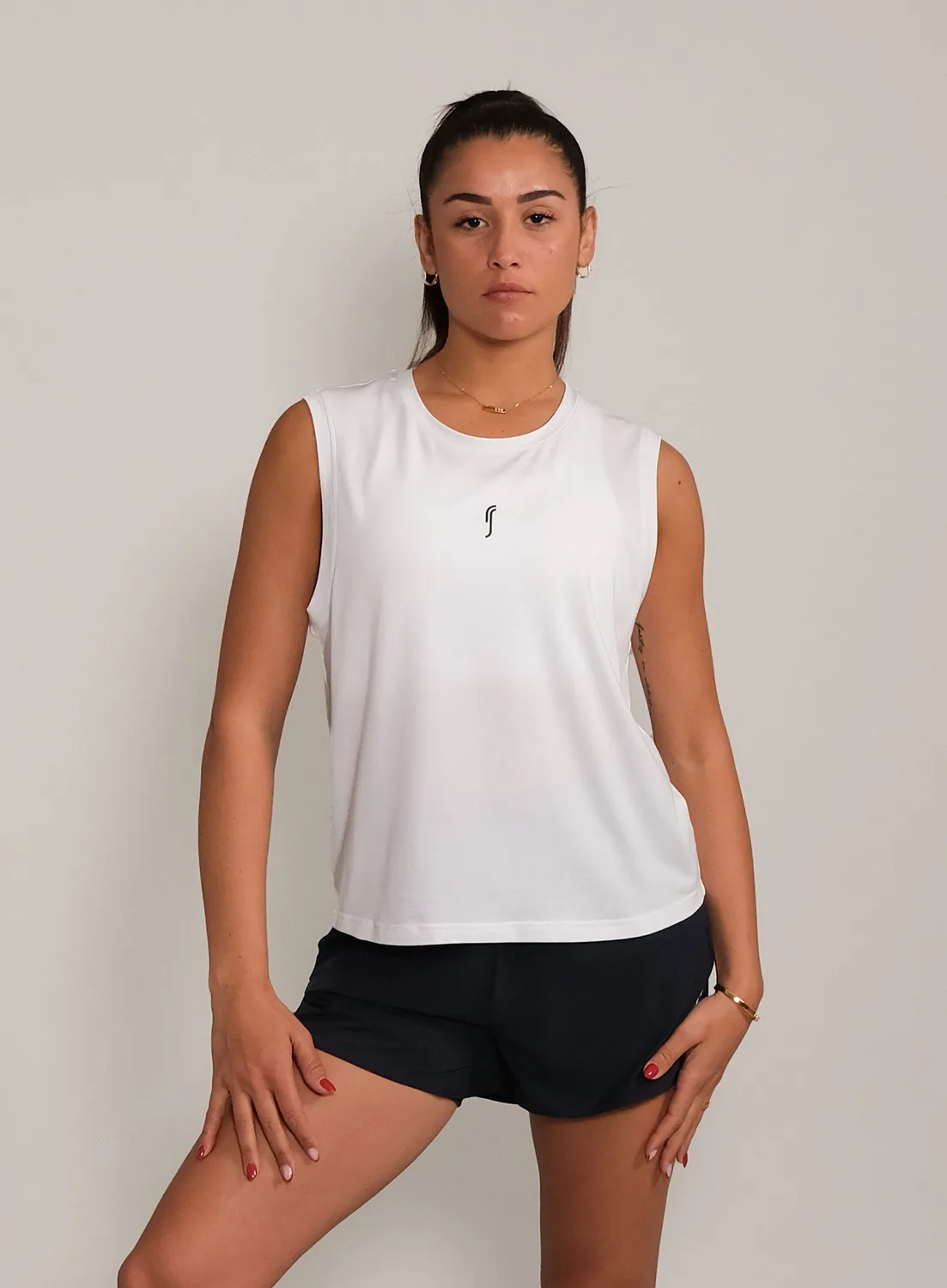 Robin Soderling Paris Relaxed Tank Top Damen Baumwolle