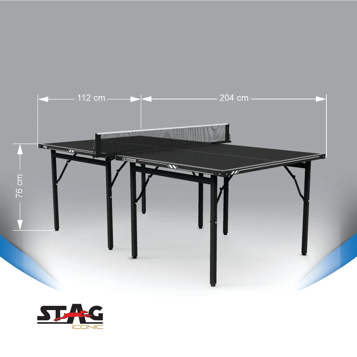 Stag Iconic Midi Series Tischtennisplatte klappbar