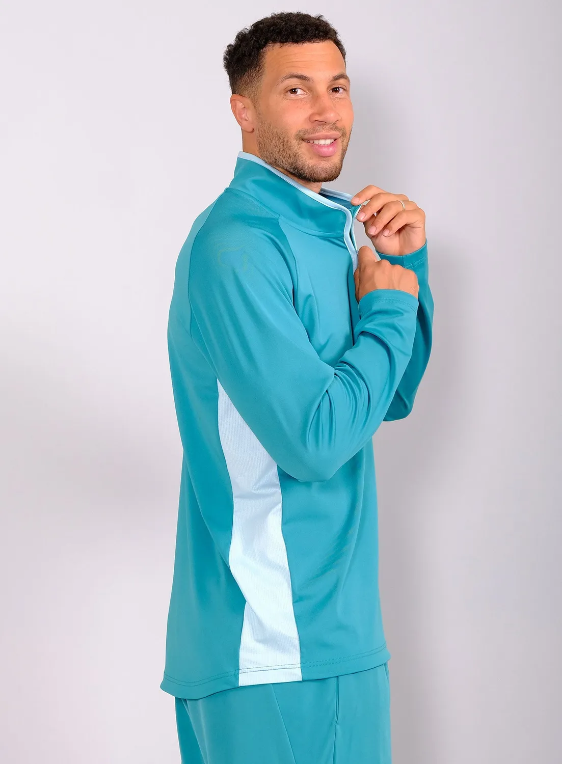 Robin Soderling National Team Half Zip Herren-Trainingsshirt