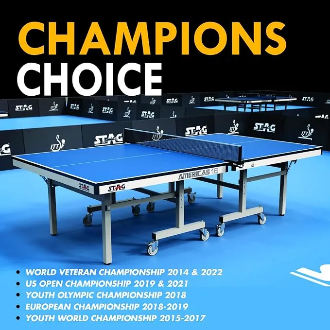 Stag Iconic Americas Pro Tischtennisplatte 25 mm ITTF