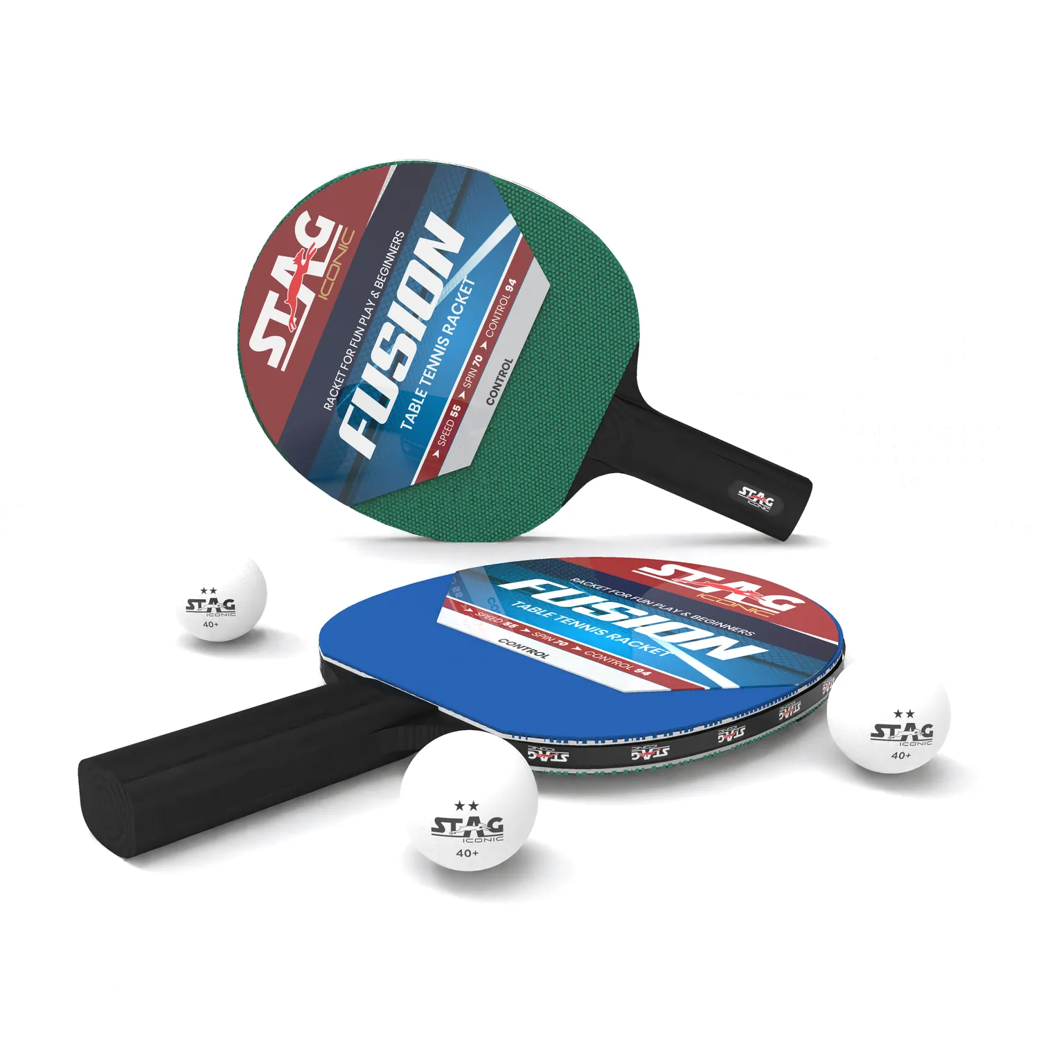 Stag Iconic Fusion Tischtennis-Set mit Hülle