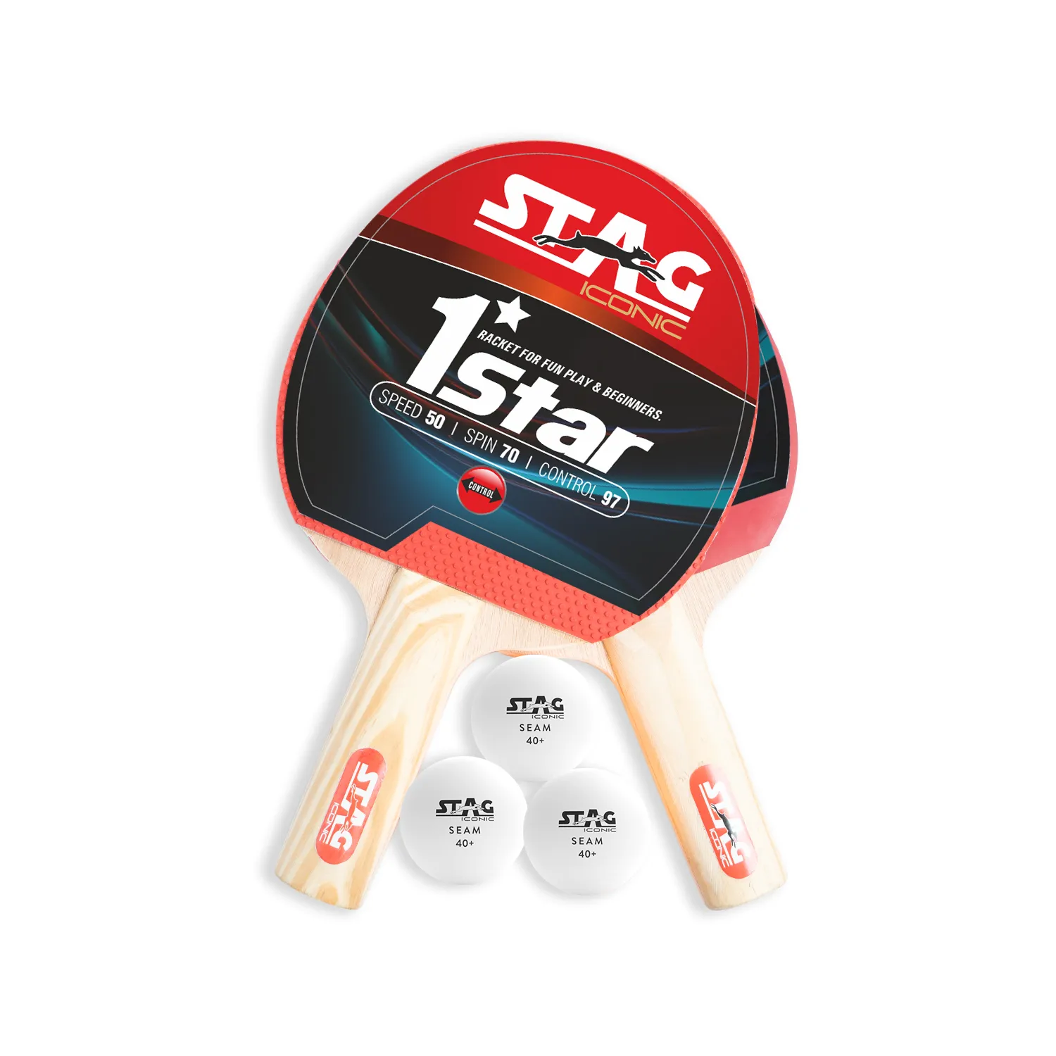 Stag Iconic 1 Star Anywhere Tischtennis-Set