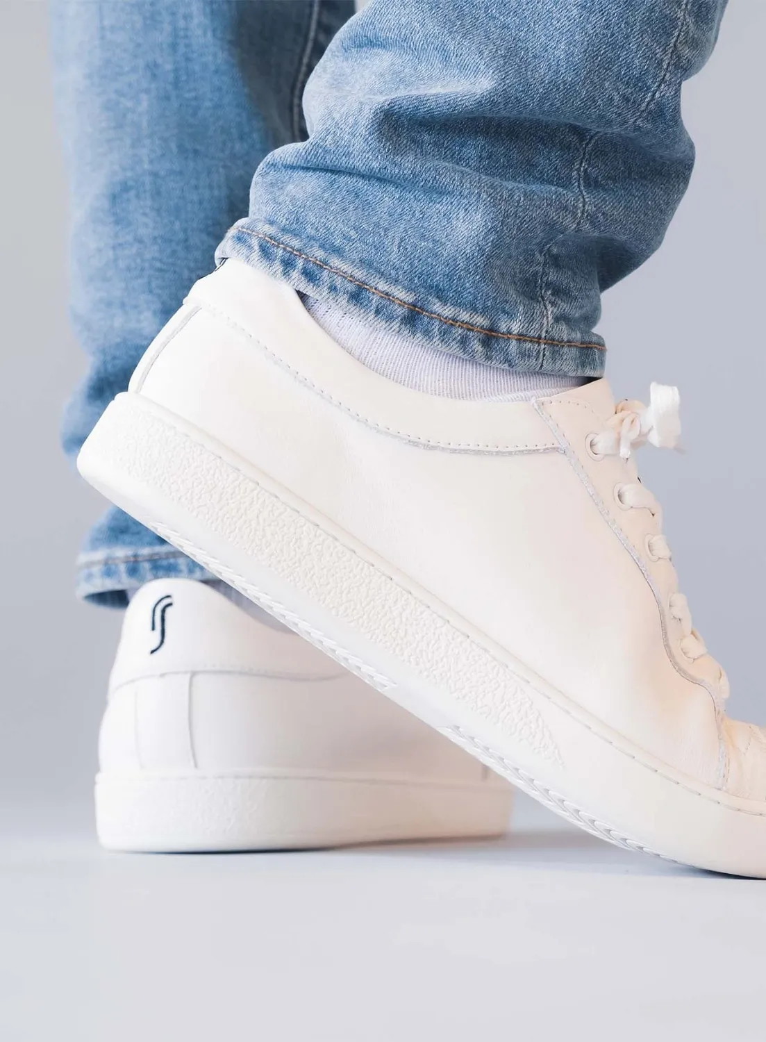 Robin Soderling Off Court Sneaker Leder zeitlos