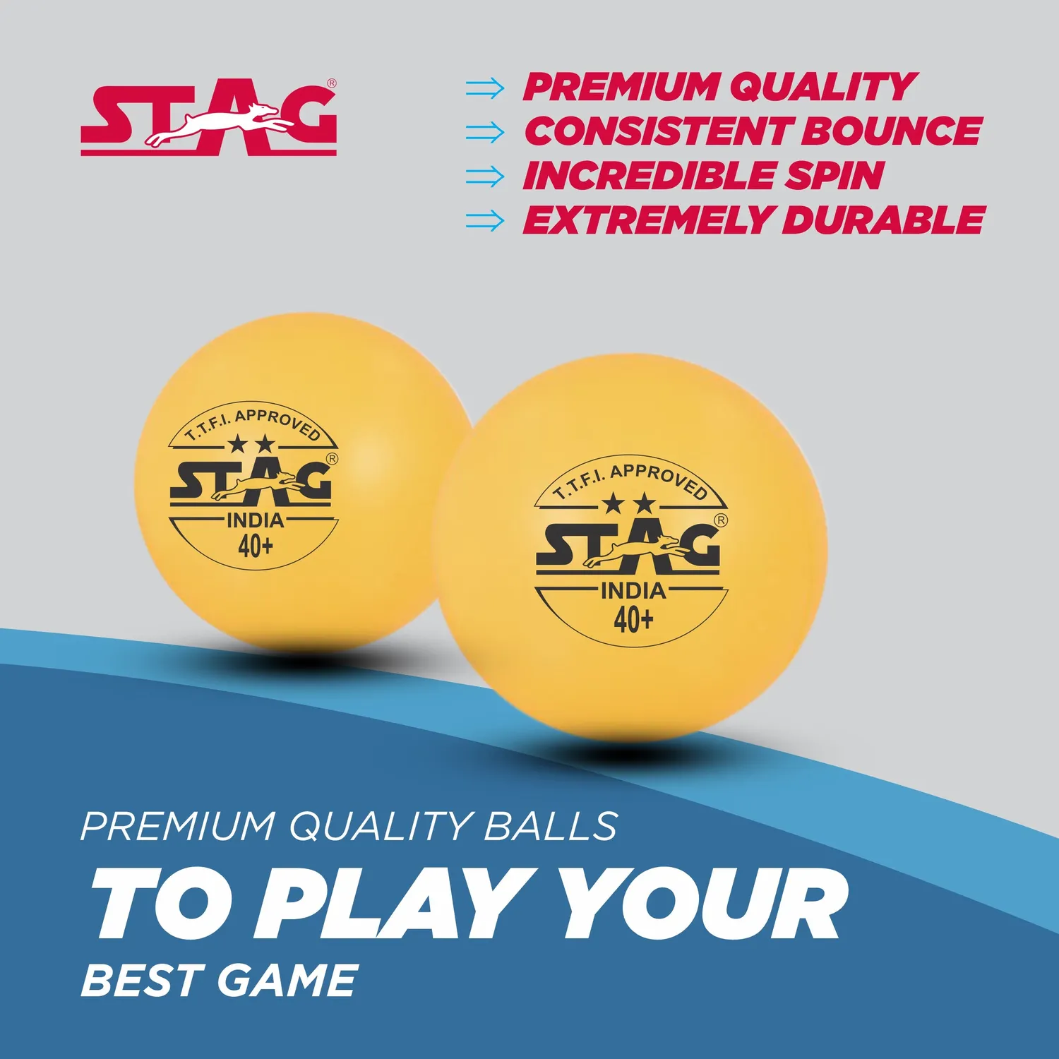 Stag Iconic Smash Tischtennis-Set