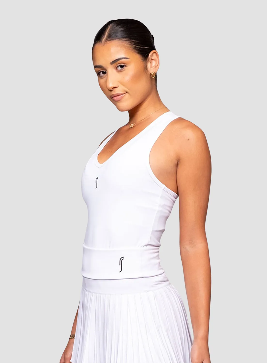 Robin Soderling Court V-neck Top Damen Tanktop V-Ausschnitt