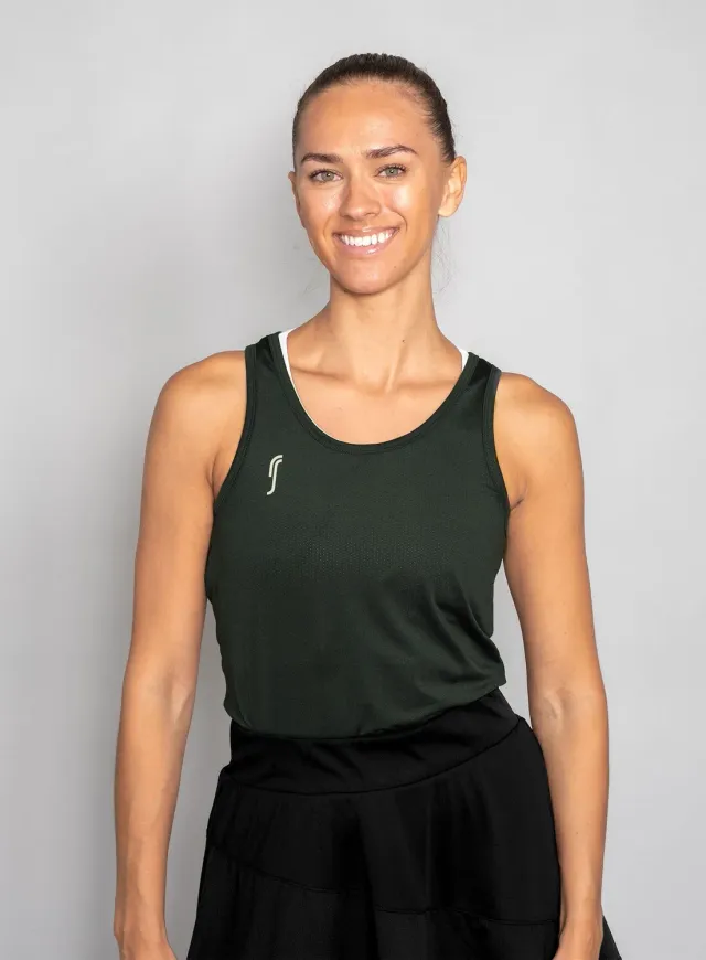 Robin Soderling Club Damen Top Funktionsshirt Logo