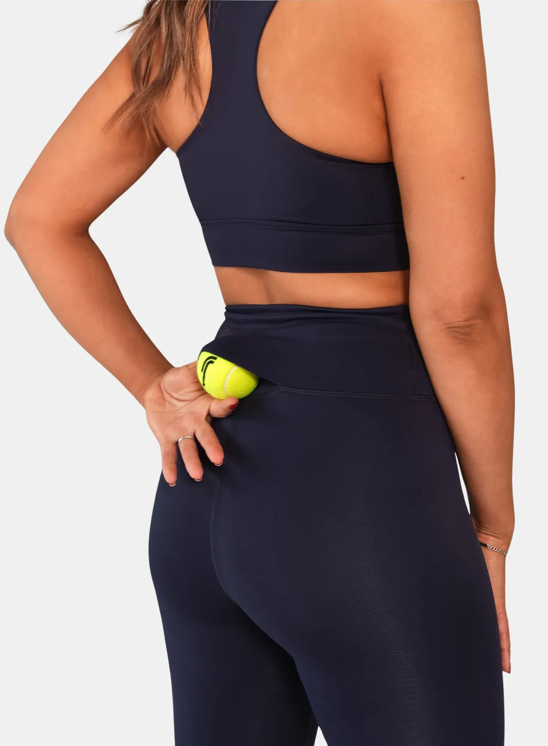 Robin Soderling Stretch Tech Back Pocket Tights Leggings mit Balltasche