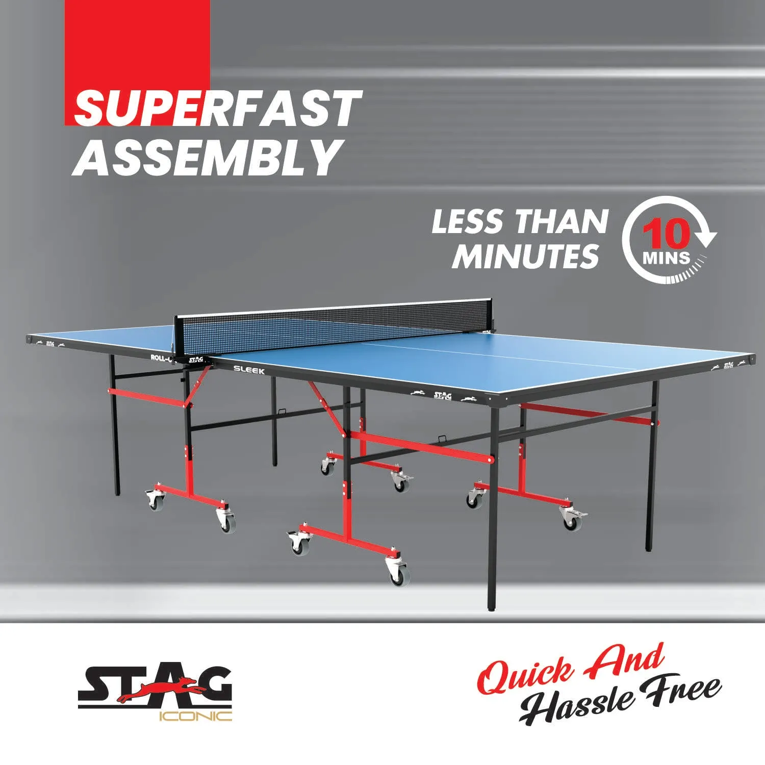 Stag Iconic Sleek Tischtennisplatte Profi