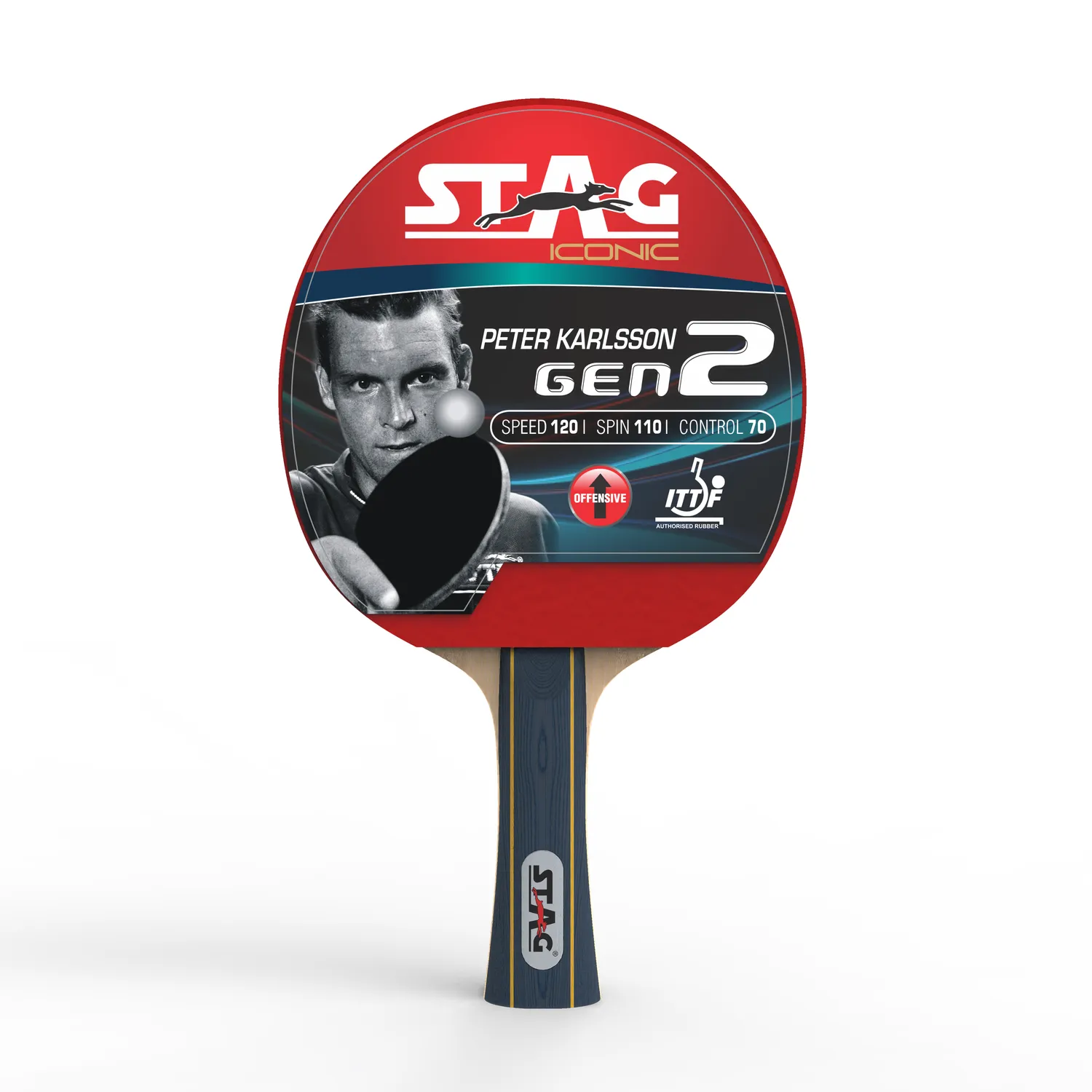 Stag Iconic Peter Karlson Gen 2 Schläger mit Hülle offensiv