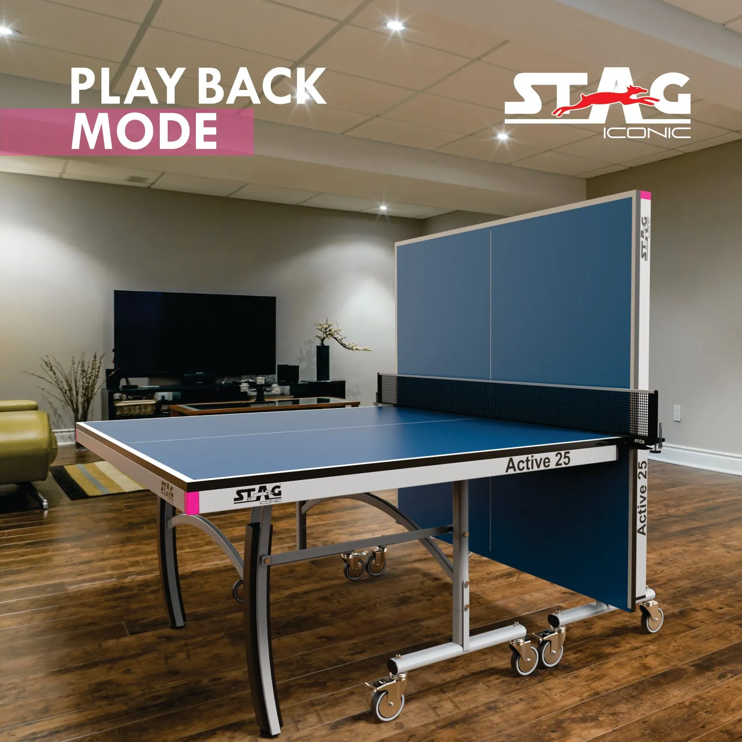 Stag Iconic Active 25 Tischtennisplatte 25mm Turnier