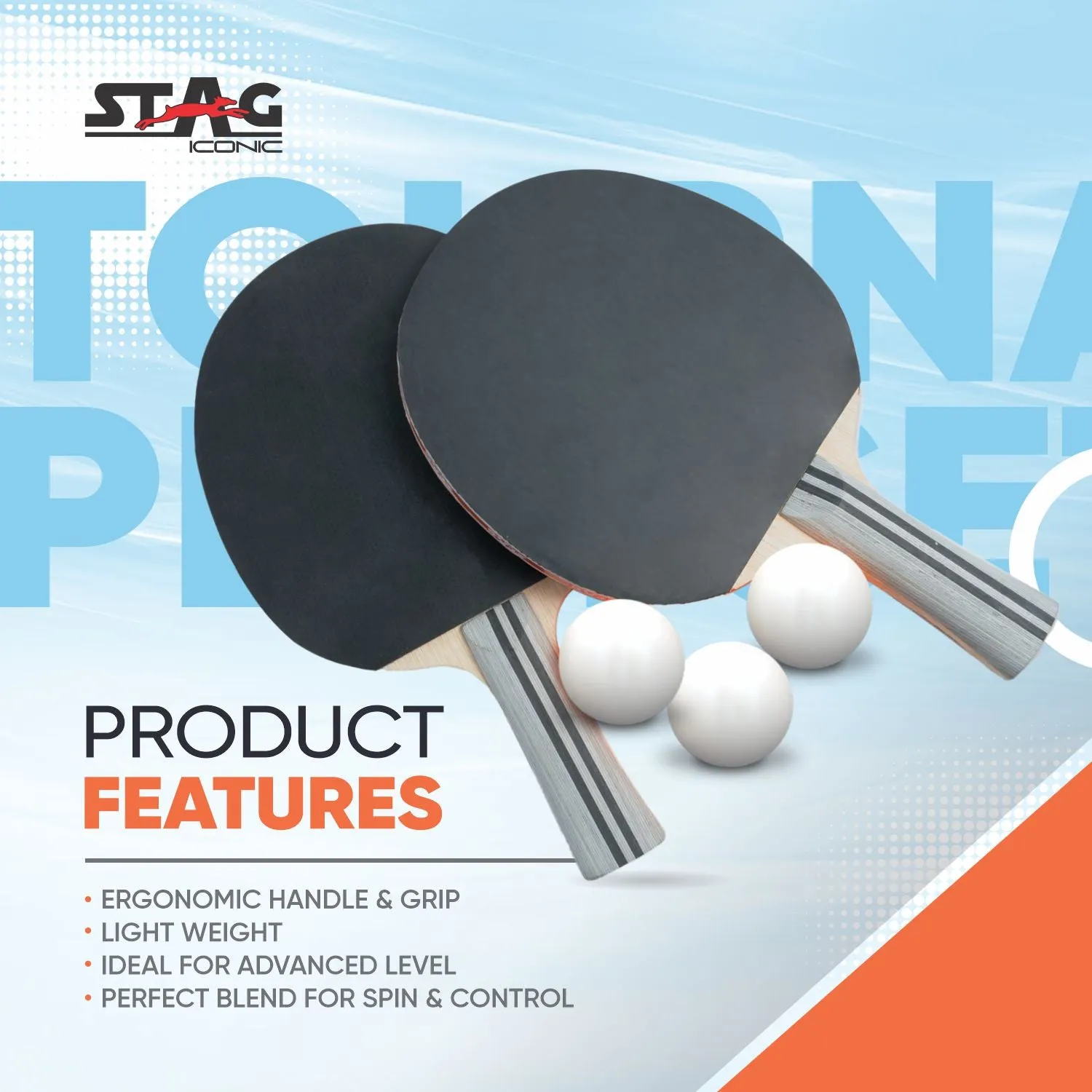 Stag Iconic Tournament Tischtennis-Set