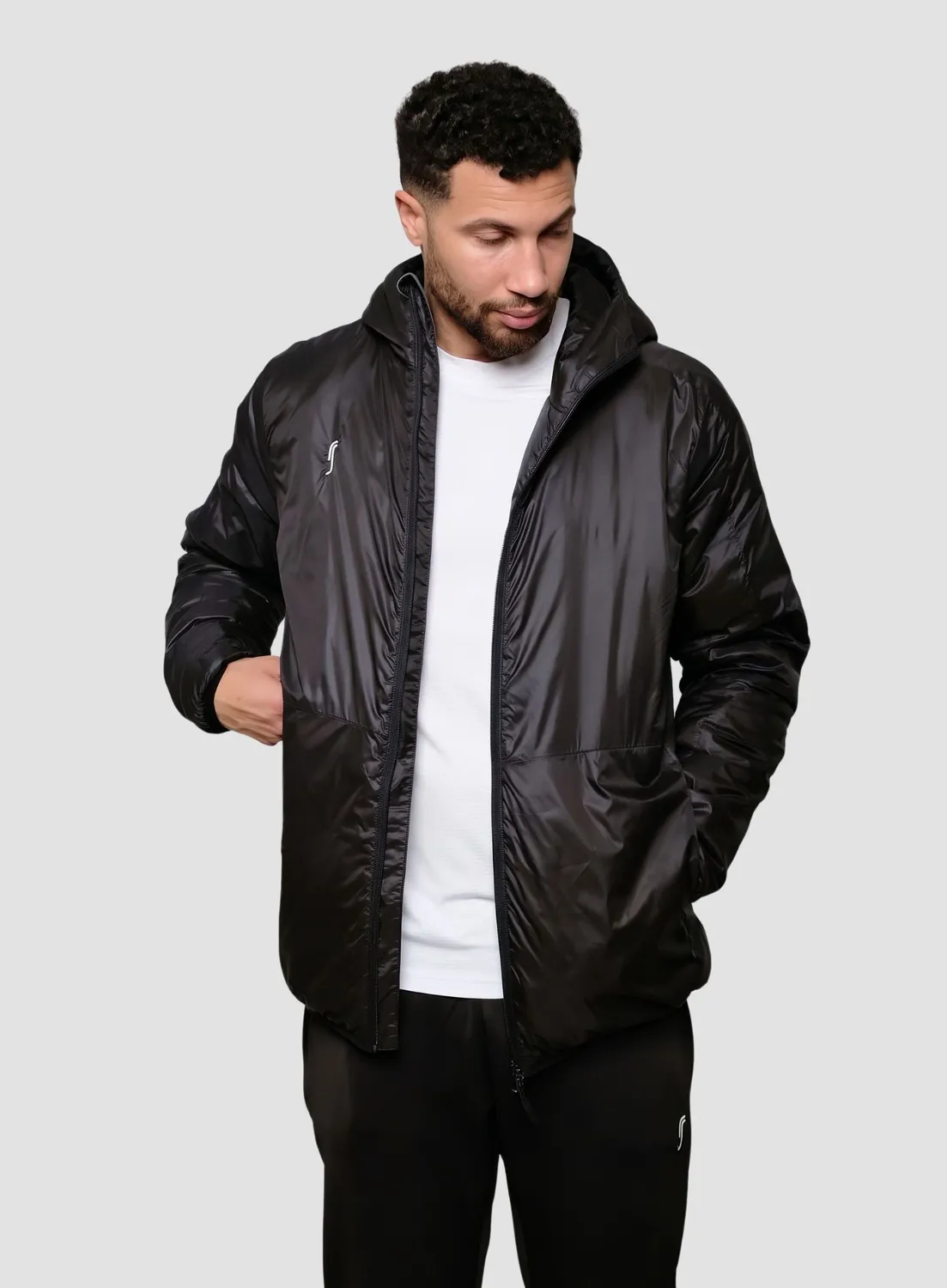 Robin Soderling Team Padded Steppjacke Wattiert Windschutz