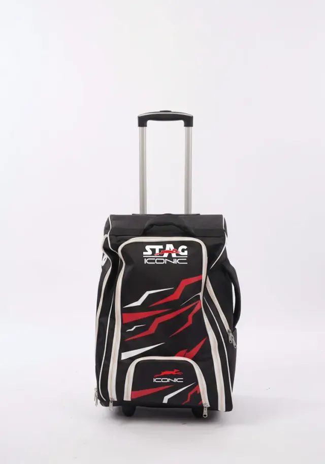 Stag Iconic TB-STR1 Trolley-Sporttasche Schwarz reissfest