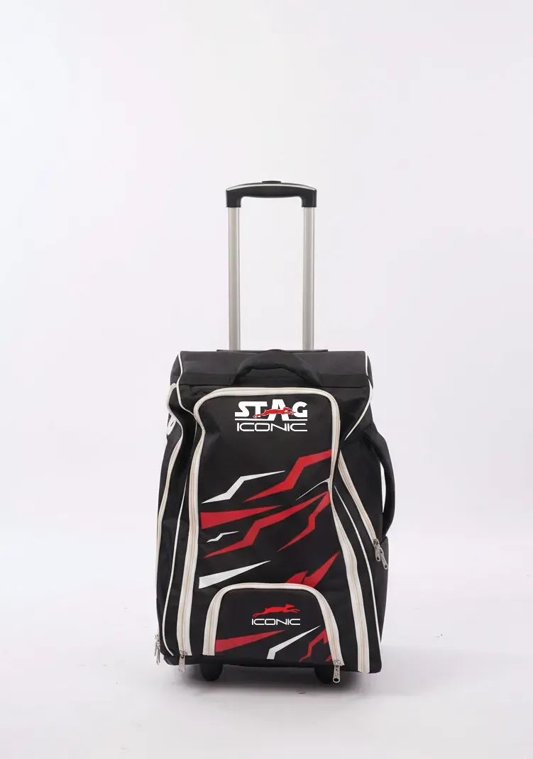 Stag Iconic TB-STR1 Trolley-Sporttasche Schwarz reissfest