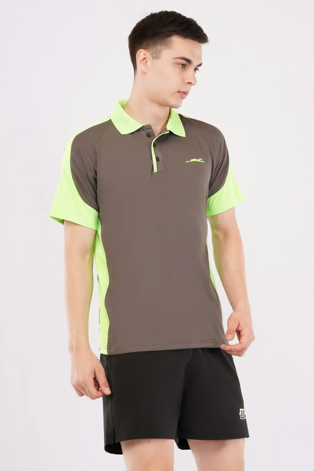 Stag Iconic Super Polo Neck Sport-T-Shirt mit Kragen
