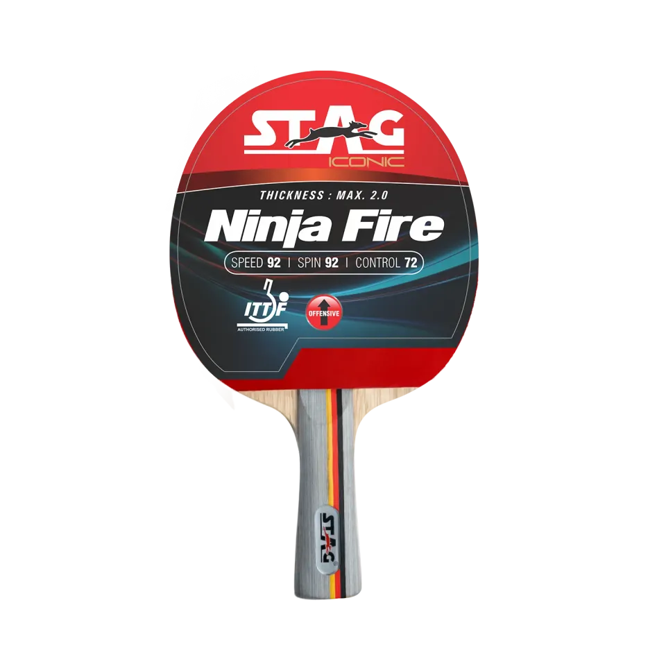 Stag Iconic Ninja Fire Tischtennisschläger
