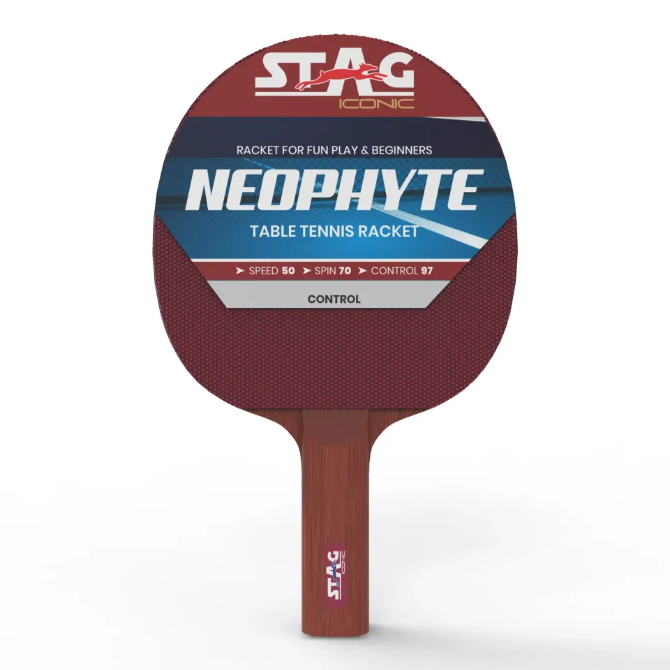 Stag Iconic Neophyte Series Tischtennisschläger Einsteiger Kontrolle