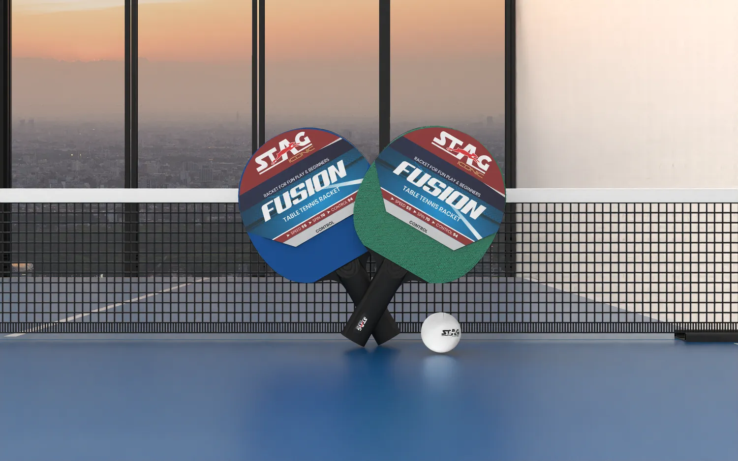 Stag Iconic Fusion Series Tischtennisschläger Kontrolle