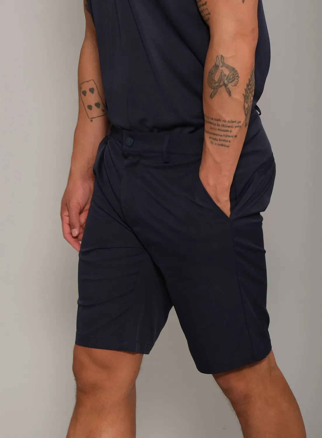 Robin Soderling National Team Golfshorts Herren Navy Stretch