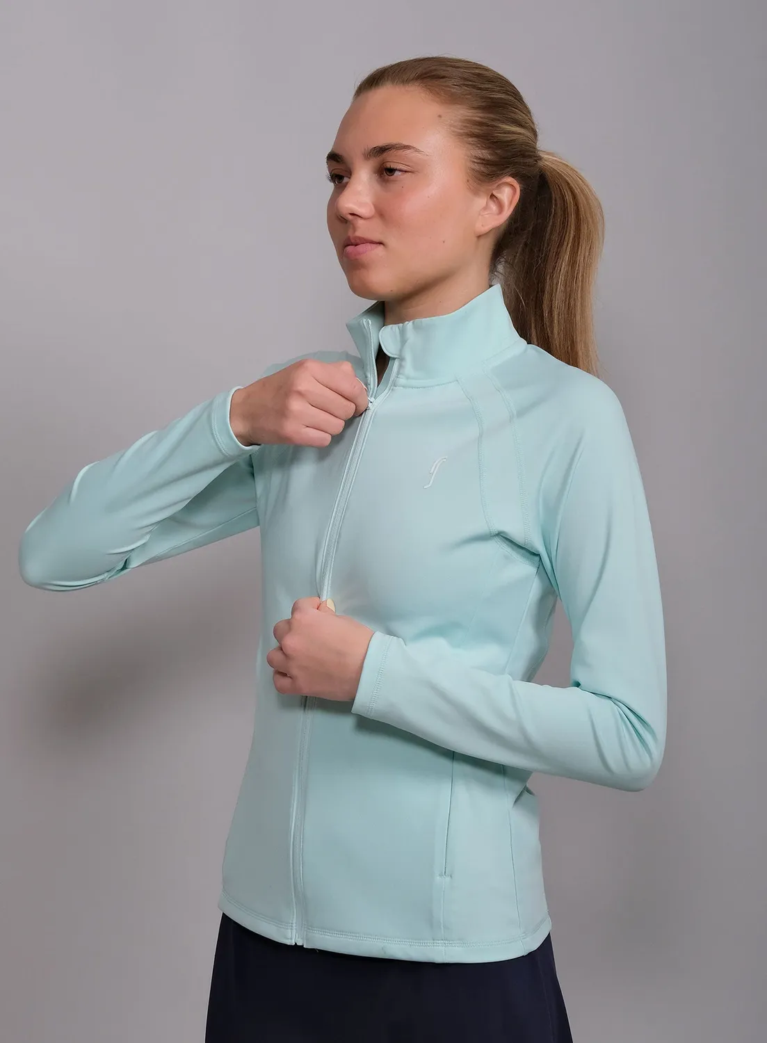 Robin Soderling National Team Zip Damen Trainingsjacke Slim Fit
