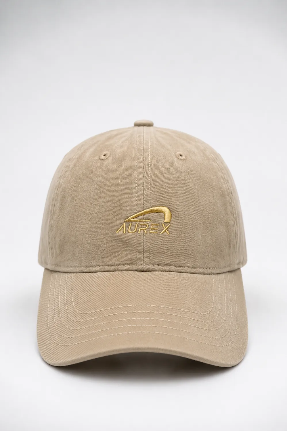Aurex Softshell Cap Unisex Cap Gold-Logo