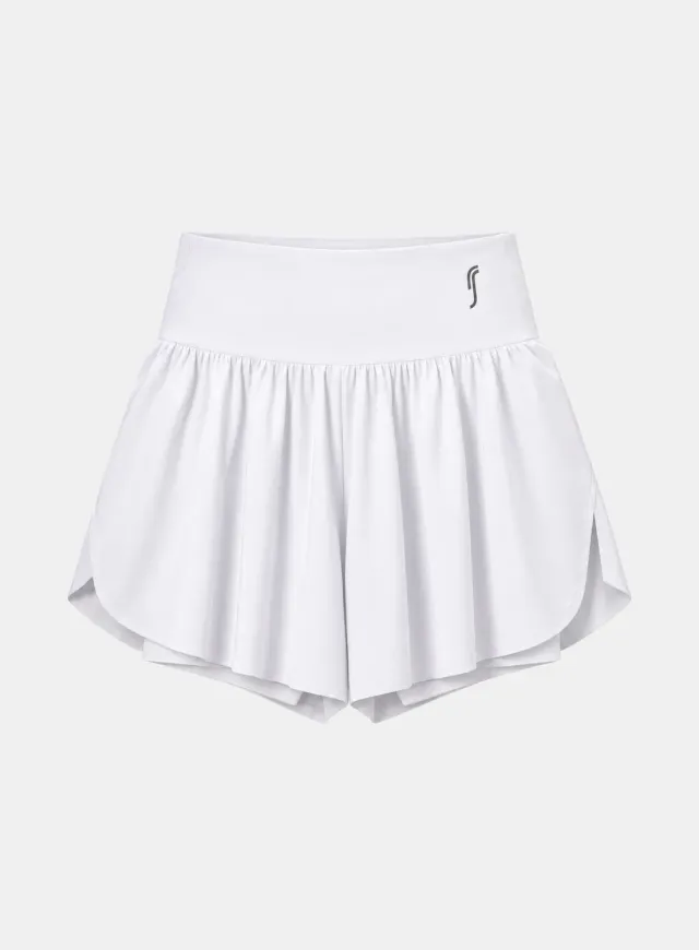 Robin Soderling Court Damen Plissee Shorts 2-in-1 Balltaschen