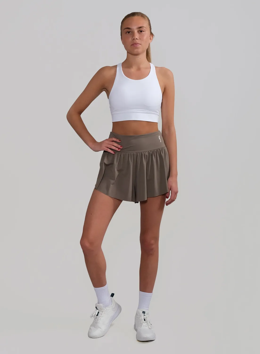Robin Soderling Court Pleated Tennisshorts Damen 2-in-1