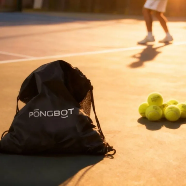 PongBot Tennisbälle drucklos langlebig