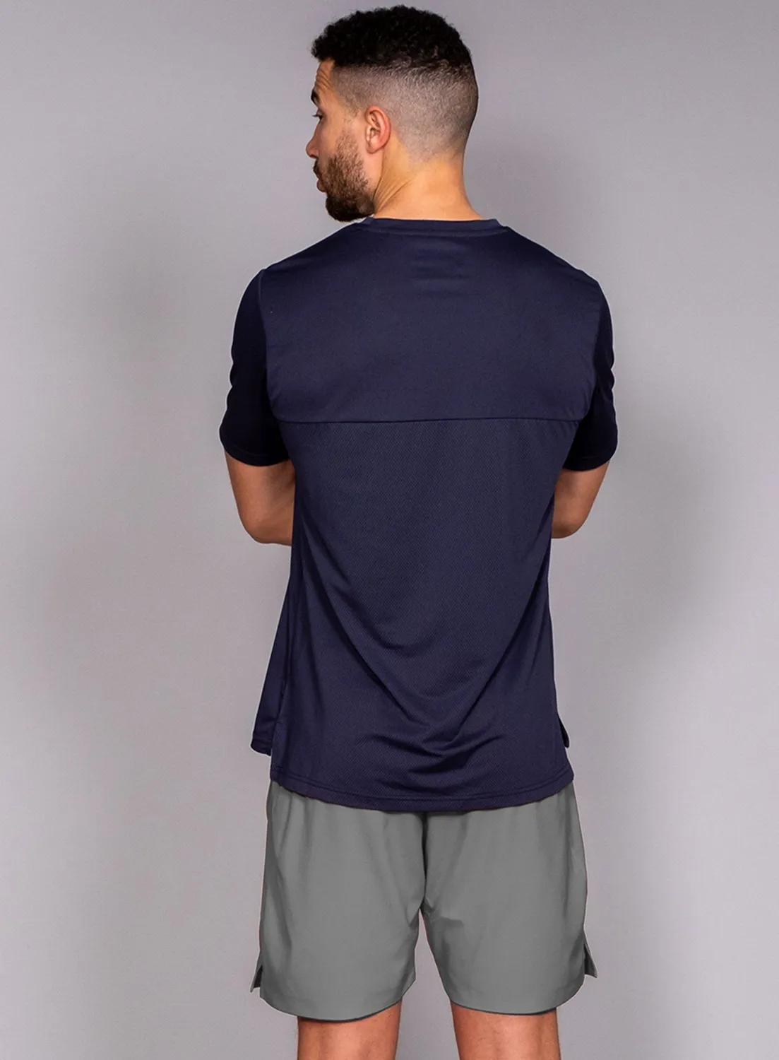 Robin Soderling Performance Tee T-Shirt 3er-Pack Navy atmungsaktiv