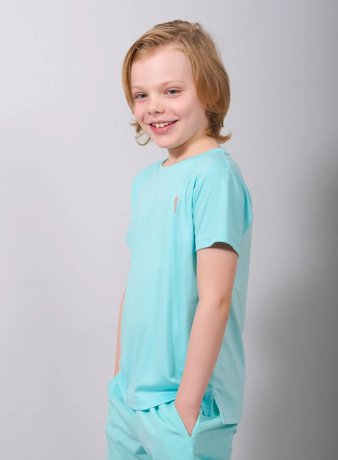 Robin Soderling Junior Performance T-Shirt Kinder Mesh-Rücken