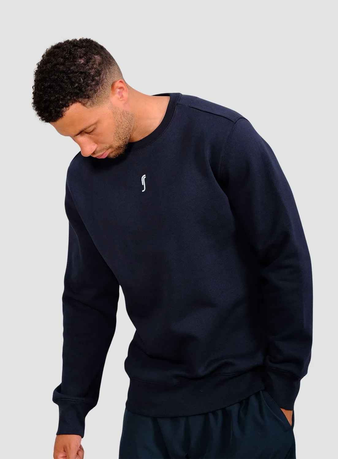 Robin Soderling Paris Sweatshirt Herren Rundhals gestickt