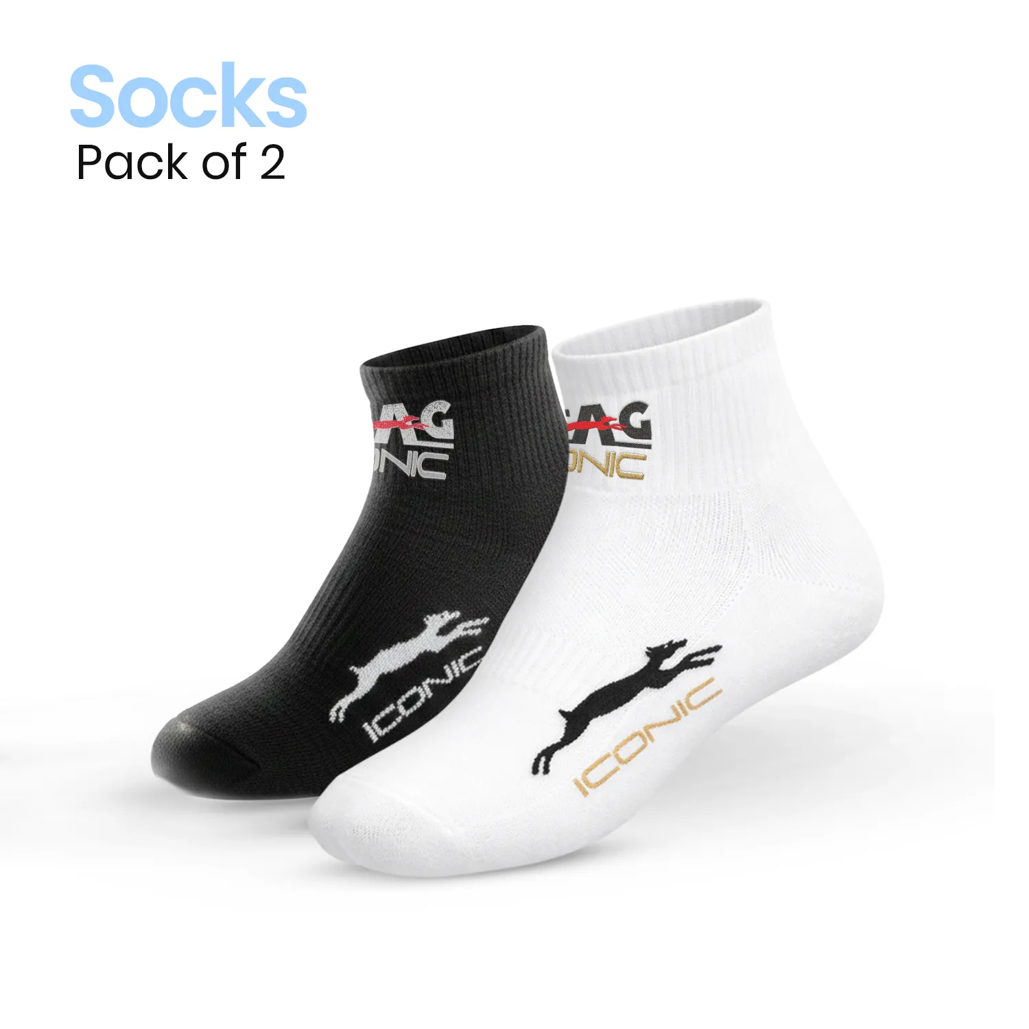 Stag Iconic Performance Sportsocken Hoch 2er-Pack