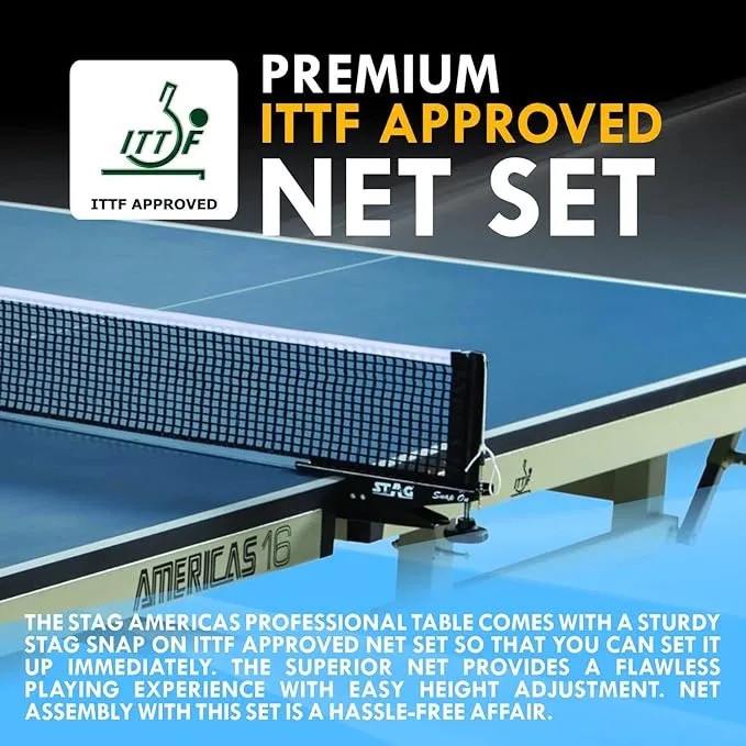 Stag Iconic Americas Pro Tischtennisplatte 25 mm ITTF