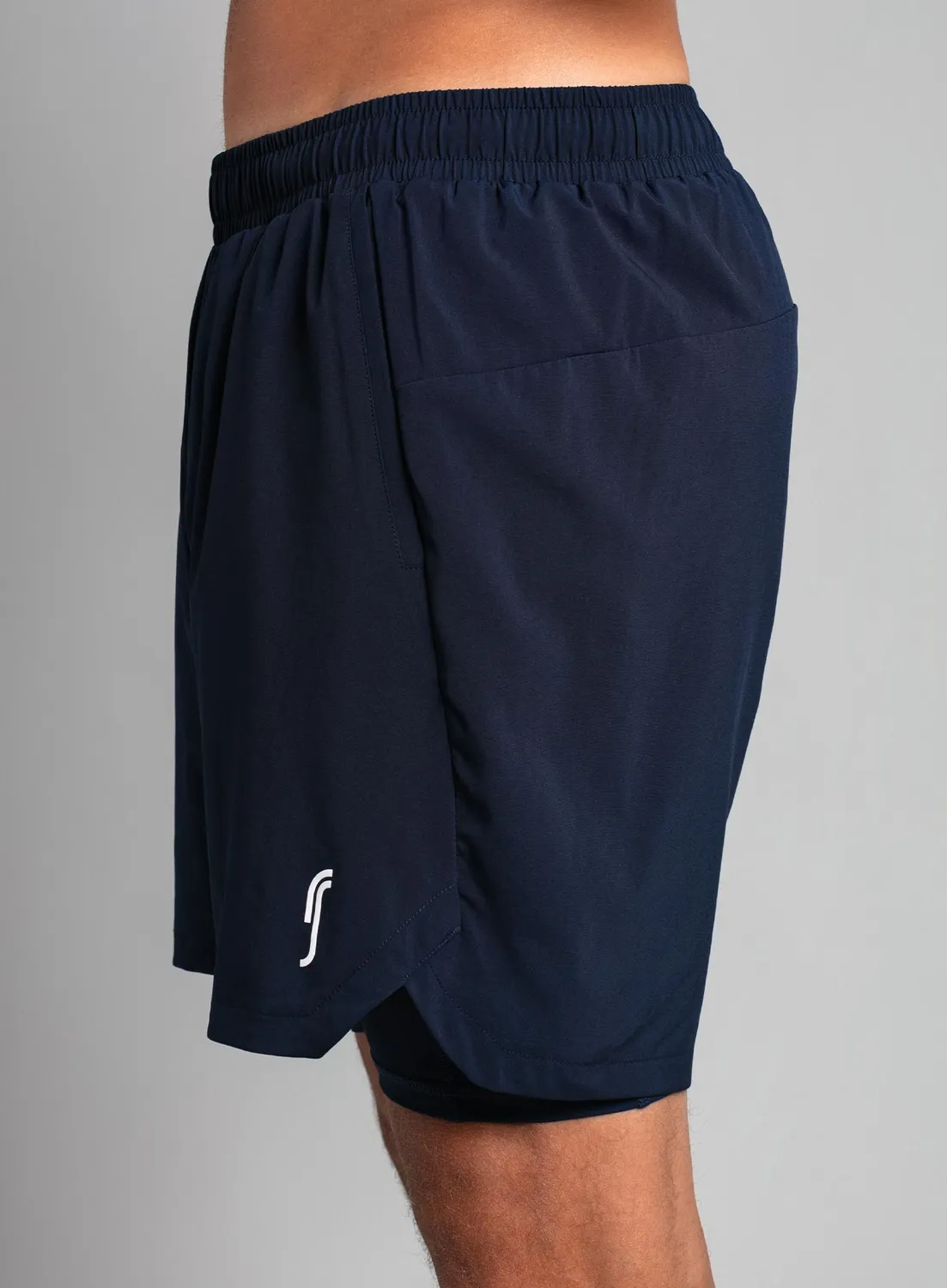 Robin Soderling Performance 2 in 1 Shorts Herren mit Innenshort
