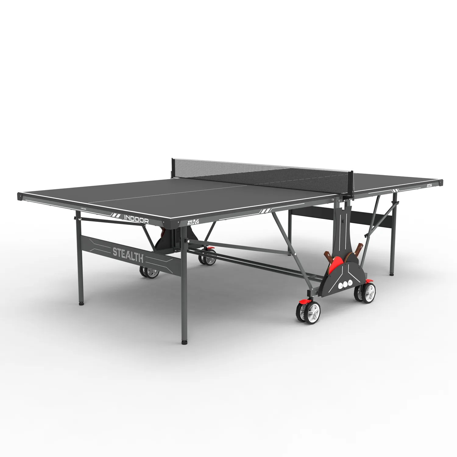 Stag Iconic Stealth Tischtennistisch klappbar schwarz